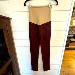 A Pea In The Pod Maternity Brown denim jeans size 26 Small Maternity